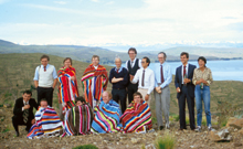 Peter Hübner at lake Titicaca